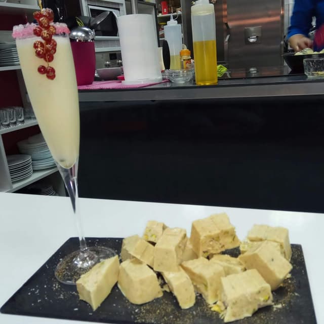 Sorbete de piña colada